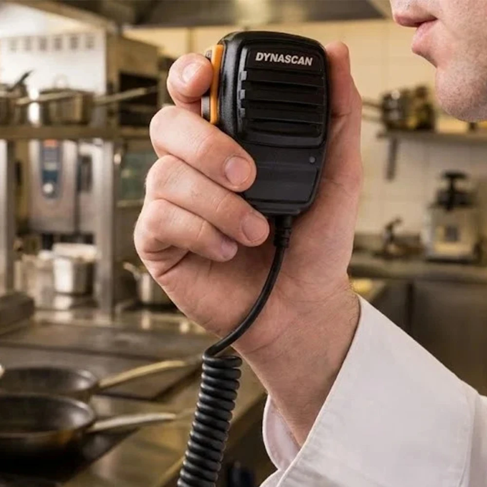 Dynascan CHEF-1 446MHz, 0,5W, 16 kanalų PMR radijo stotelė su laisvų rankų PTT pedalu restoranams ir statybvietėms