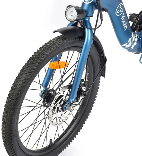 E-BIKE YOUIN AMSTERDAM Mėlynas 20\"