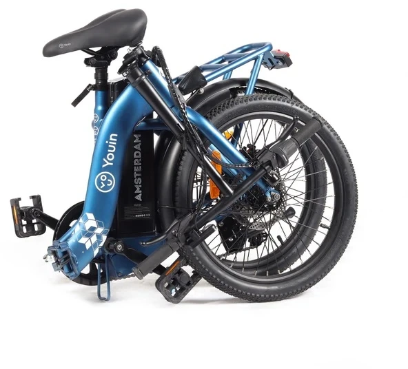 E-BIKE YOUIN AMSTERDAM Mėlynas 20\"