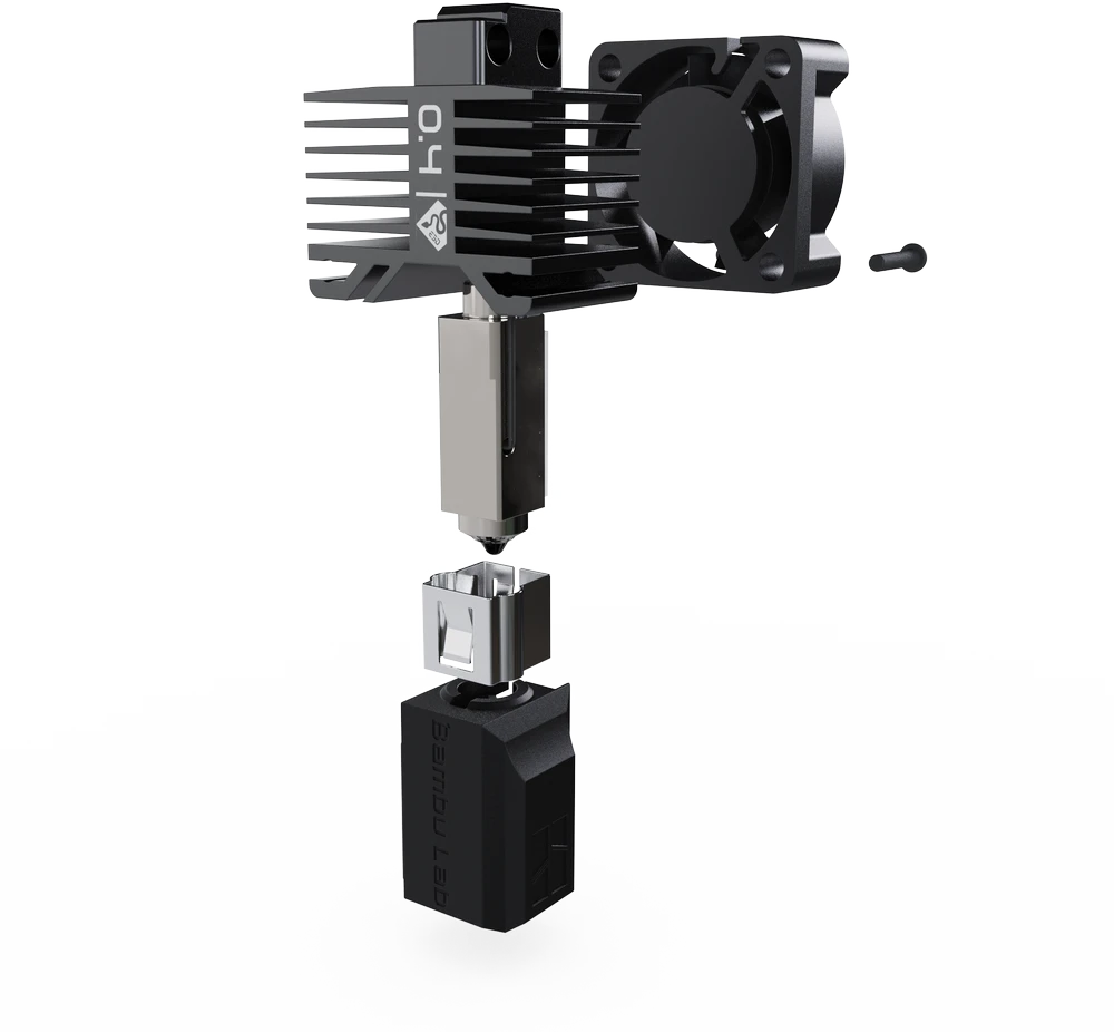 E3D DiamondBack HotEnd skirtas Bambu Lab X1E
