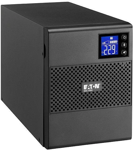 Battery Backup Eaton 750VA/525W UPS, line-interactive with pure sinewave output, Windows/MacOS/Linux support, USB/serial