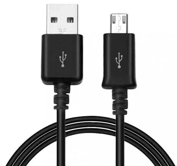 112803 ECB-DU4EBE Samsung microUSB Data kabelis 1.5m juodos spalvos (Bulk)