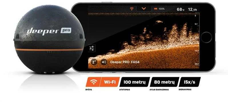 Deeper išmanusis sonaras Smart Sonar PRO Wifi