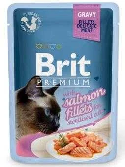 ĖDALAS KATĖMS BRIT STERILISED GRAVY 85G