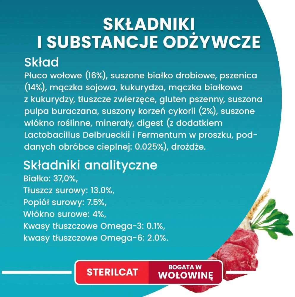 Purina Nestle ĖDALAS STERILIZUOTOMS KATĖMS „ONE“ 800g