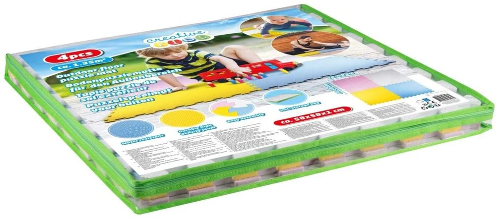 Eddy Toys EVA putų dėlionės kilimėlis vaikams ir sportui