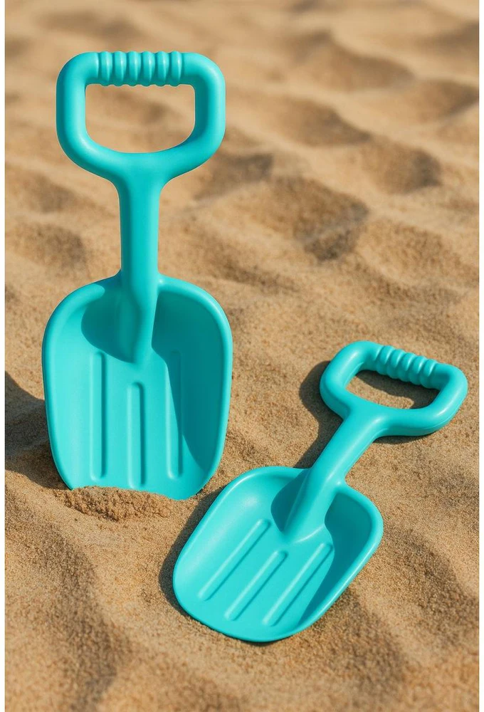 Eddy Toys didžiulė mėlyna plastikinė smėlio kastuvėlis