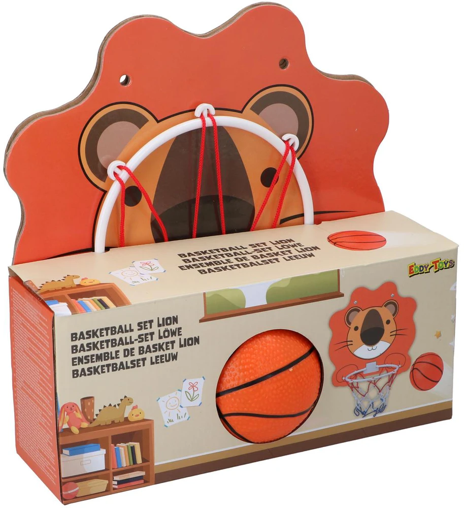 Eddy Toys KREPŠINIO LENTELĖ 40x30CM SU KAMUOLIU LION 569666