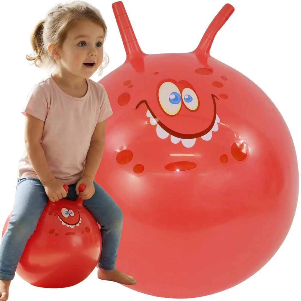 Eddy Toys Vaikų šokinėjimo kamuolys su rankenomis