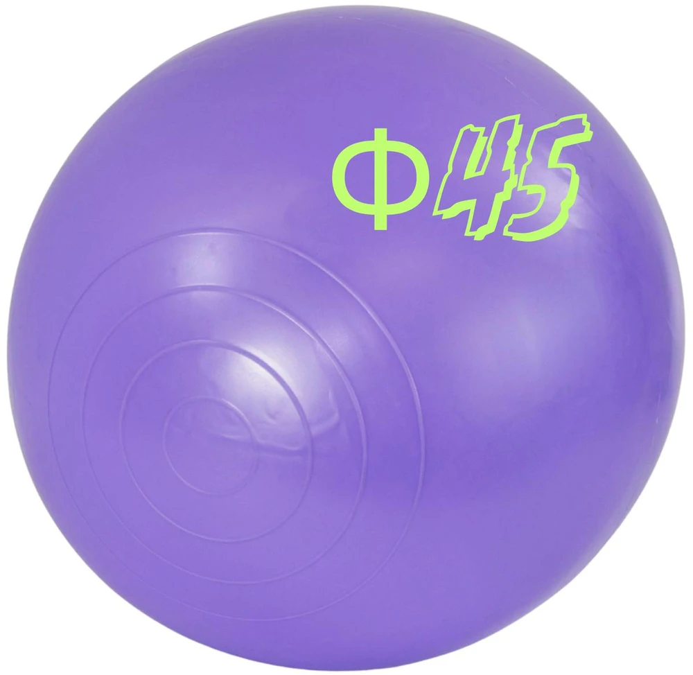 Eddy Toys Violetinis šokinėjimo kamuolys su rankenomis 45 cm