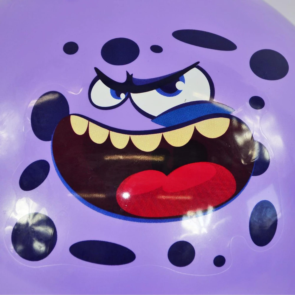 Eddy Toys Violetinis šokinėjimo kamuolys su rankenomis 45 cm