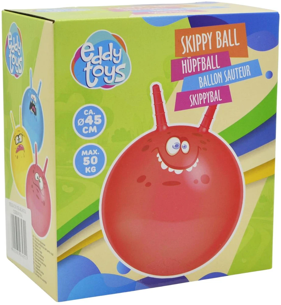 Eddy Toys Vaikų šokinėjimo kamuolys su rankenomis