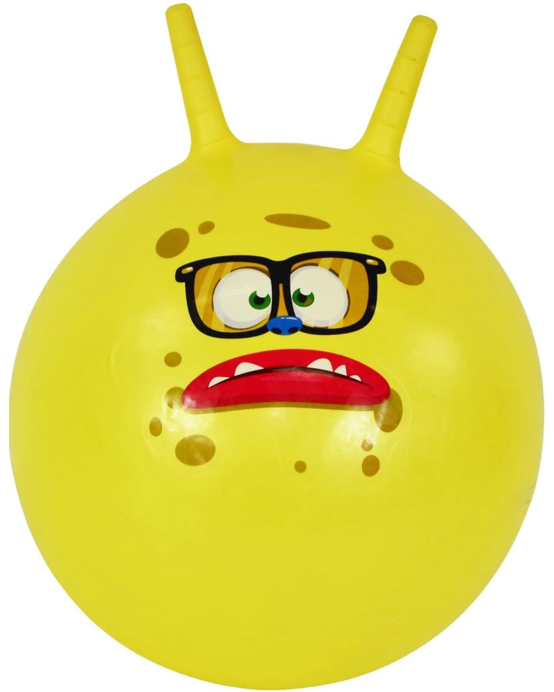 Eddy Toys Skersinė kamuolys su ragais 45 cm geltonas