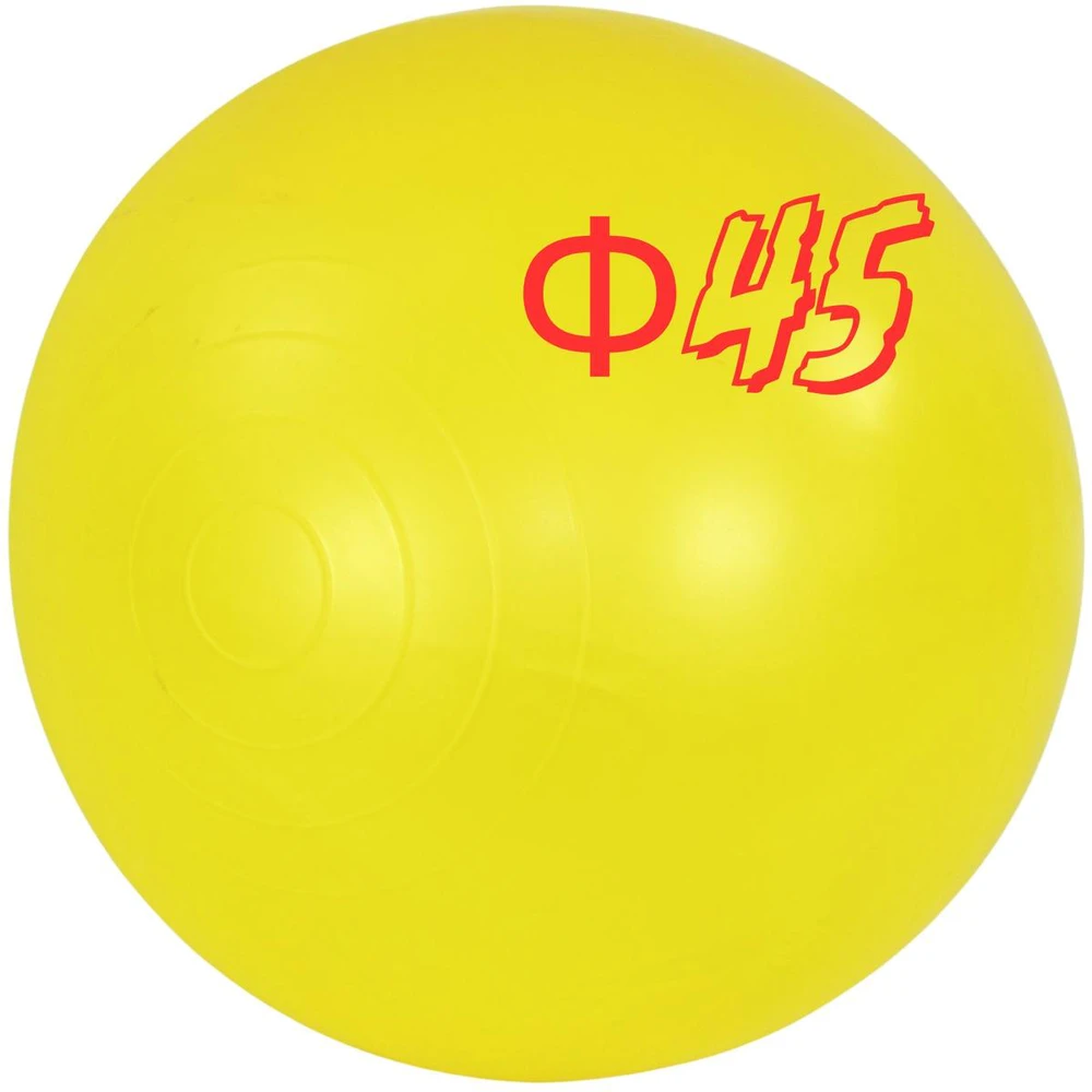 Eddy Toys Skersinė kamuolys su ragais 45 cm geltonas