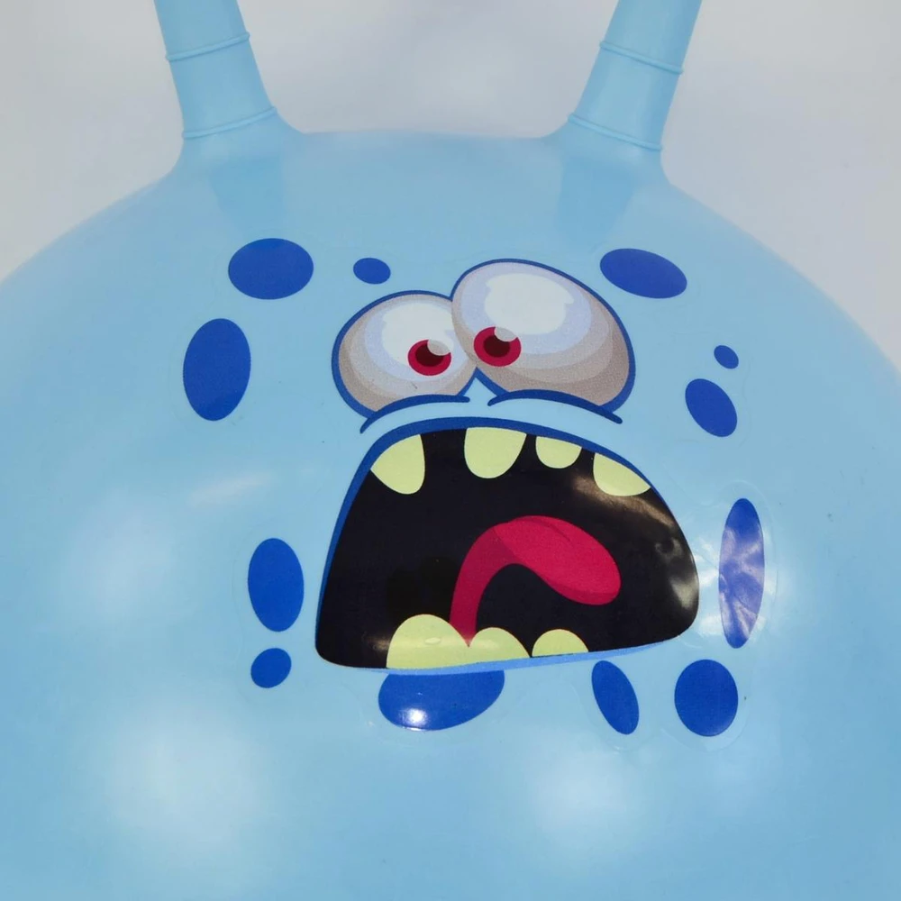 Eddy Toys Mėlynas šokinėjimo kamuolys su rankenomis 45cm