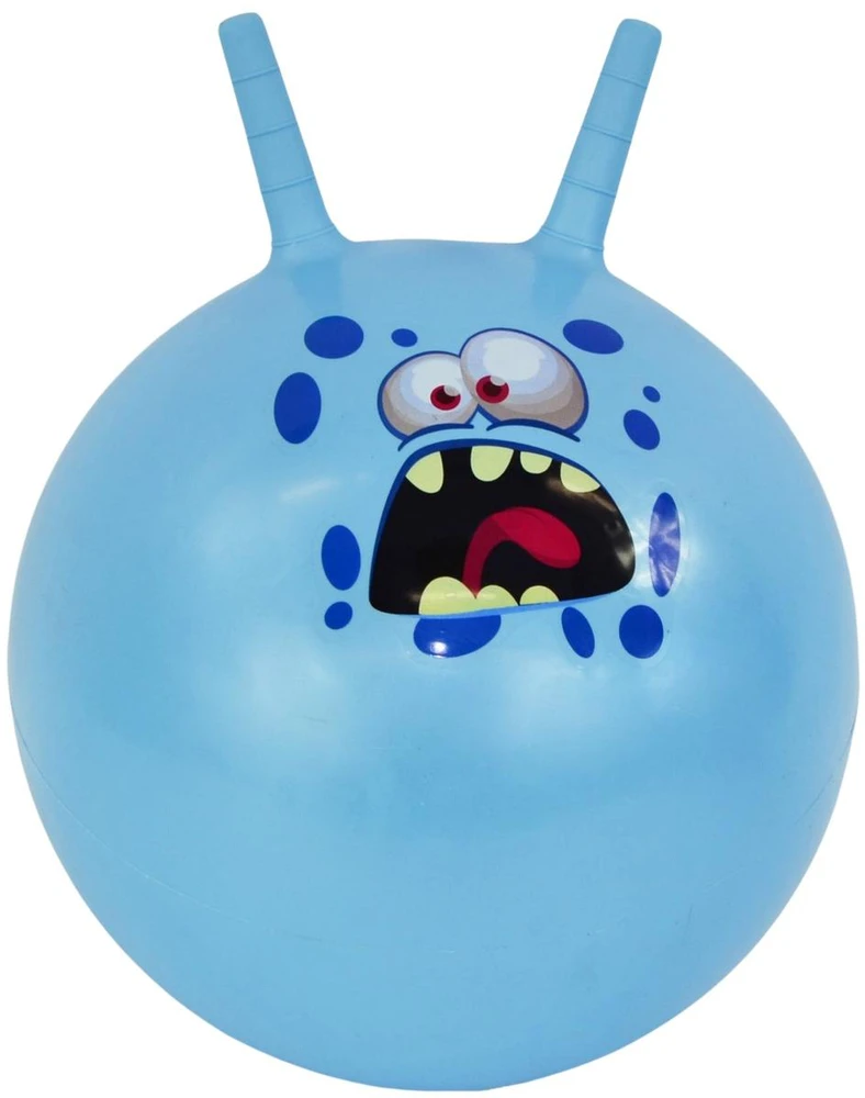 Eddy Toys Mėlynas šokinėjimo kamuolys su rankenomis 45cm