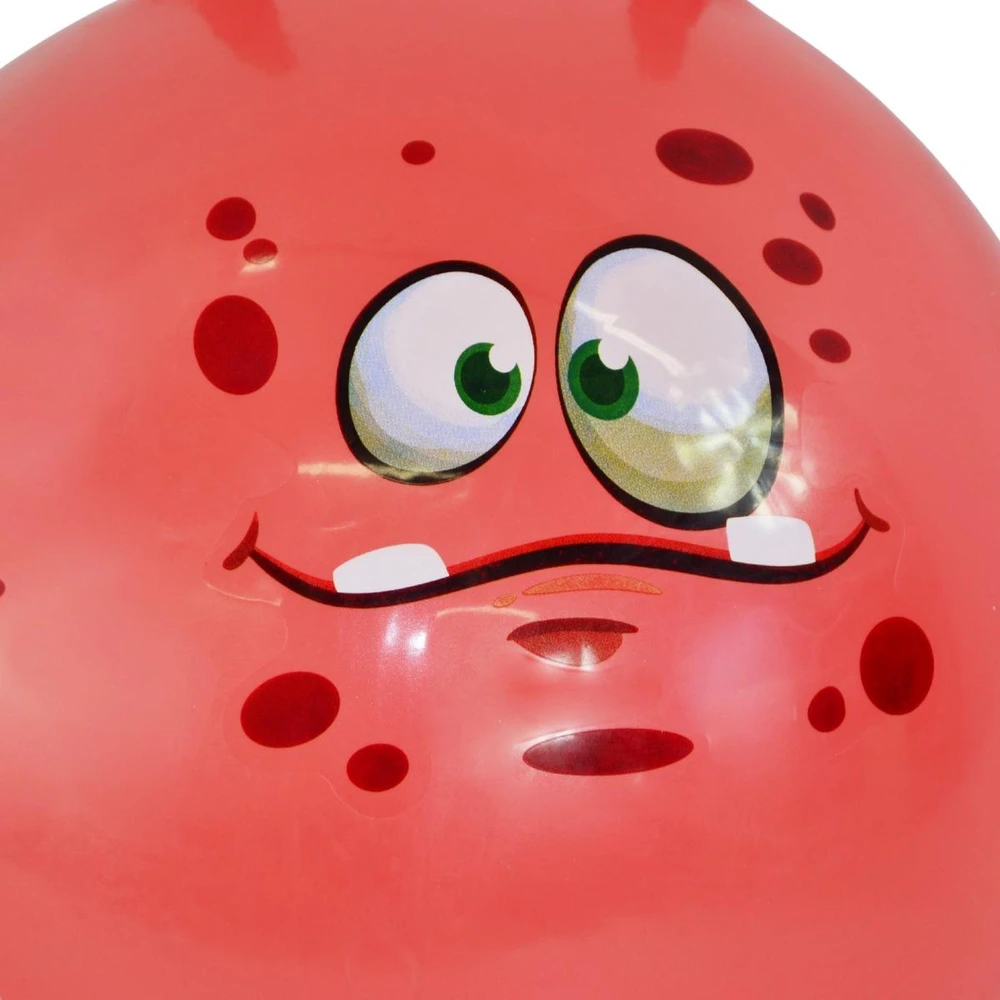 Eddy Toys Rožinė šokinėjimo kamuolys su rageliais