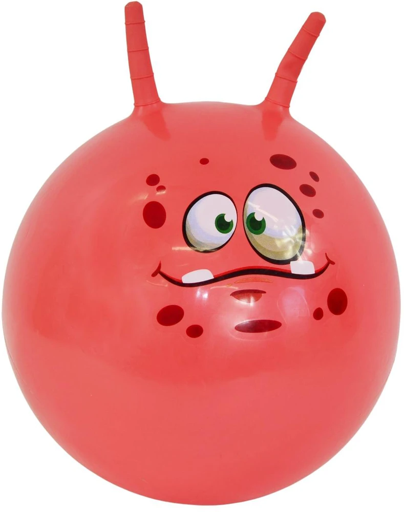 Eddy Toys Rožinė šokinėjimo kamuolys su rageliais