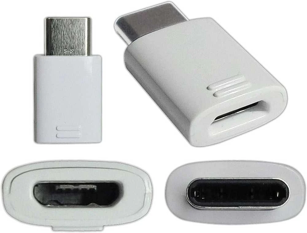 Samsung Adapteris iš USB-C į microUSB (Baltas)