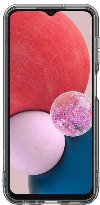 Dėklas QA136TBE Soft Clear Cover for Samsung Galaxy A13 5G, Juodas (Juodas)