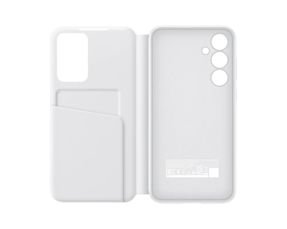 ZA556CWEGWW Smart View piniginės dėklas, skirtas Samsung Galaxy A55 Baltas (Baltas)