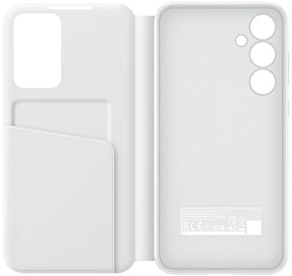 ZA556CWEGWW Smart View piniginės dėklas, skirtas Samsung Galaxy A55 Baltas (Baltas)
