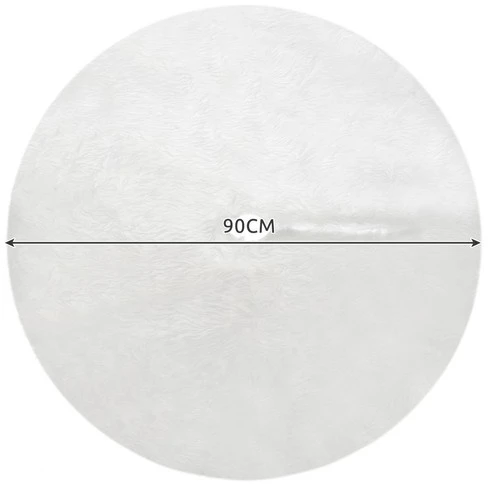 Baltas kilimėlis po eglute 90cm Ruhhy 22226