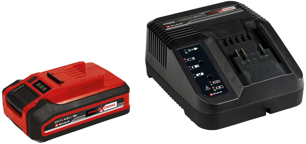 Akumuliatorius Einhell PLUS PXC; 18 V; 1x4,0 Ah; Li-ion + pakrovėjas