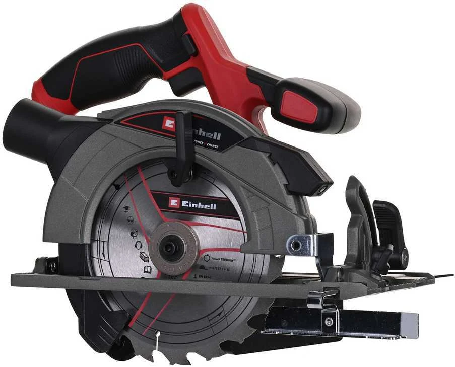 Einhell Akumuliatorinis diskinis pjūklas TE-CS 18/165-1 Li be akumuliatoriaus ir kroviklio