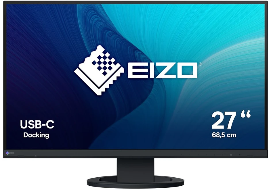 Monitorius EIZO FlexScan EV2720S-BK - IPS | 27" | QHD | sRGB 10bit | Pivot | Juodas