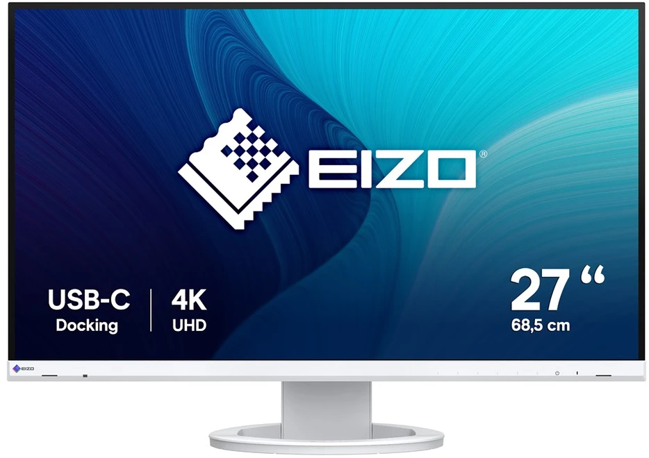 Monitorius EIZO FlexScan EV2740S-WT - IPS | 4K | USB-C PD 70W | 27"