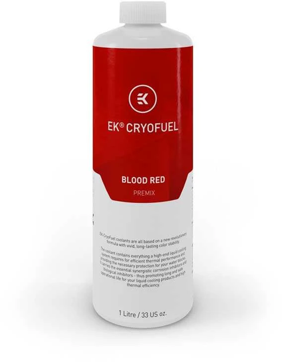 Ek Water Blocks EK vandens blokai EK Vanduo blokai EK-CryoFuel Premix, kraujas Raudona 1000ml