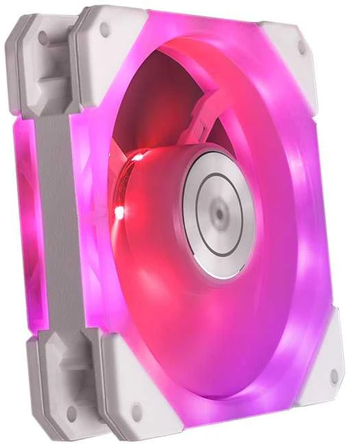 Ek Water Blocks Ek Vanduo Blocks EK Vanduo Blocks EK-Quantum Impulse 120 D-RGB PWM korpuso ventiliatorius – 120mm, baltos spalvos
