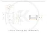Ek Water Blocks EK vandens blokai EK Vanduo blokai EK-Quantum Velocity³ 1700/1851/AM5® akrilas