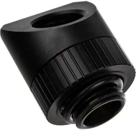 Ek Water Blocks Ek Vanduo Blocks EK Vanduo Blocks EK-Torque Adapteris 45 Degree G1/4 inch Male to G1/4 inch Female - Rotatable, Juodas