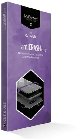 MyScreen MS CUT&USE apsauginė plėvelė antiCRASH Lite 4.0 6.5″ Išpardavimas, pakuotėje 10 vnt., kaina nurodyta už 1 vnt.