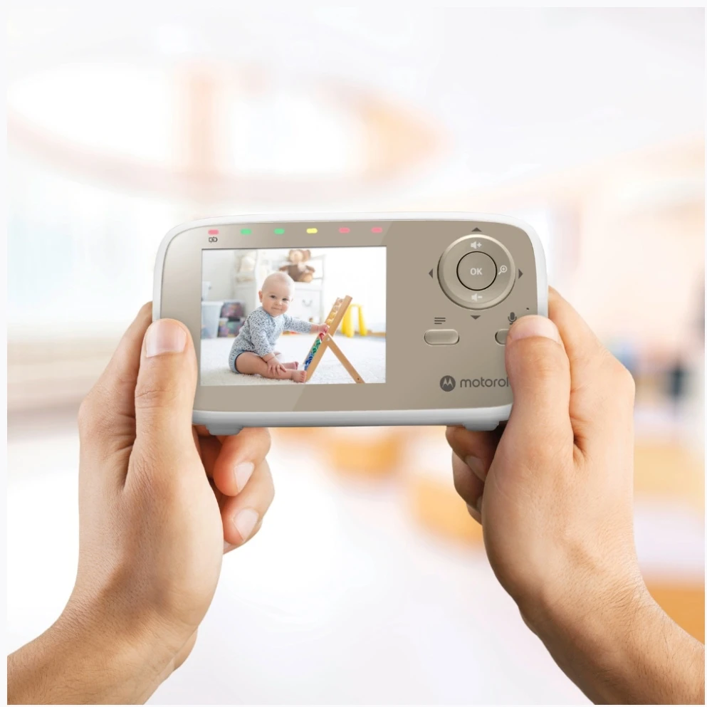 Kūdikių stebėjimo kamera Motorola VM483, 2,8" (laidinė mobili auklė)