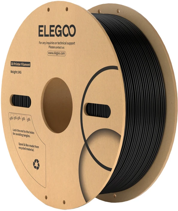 ELEGOO ABS siūlas – juoda ritė
