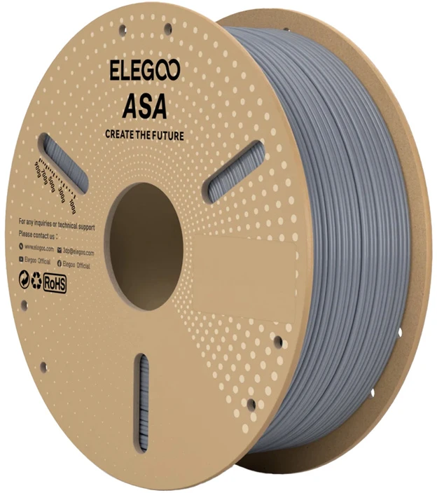 ELEGOO ASA filamentas (pilkas)
