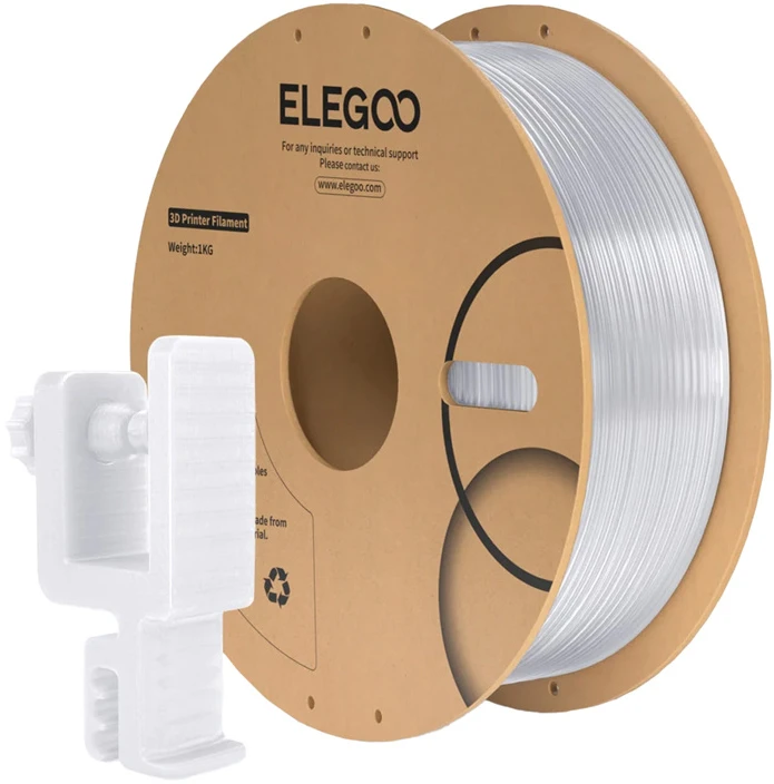 ELEGOO PC filamentas (skaidrus)