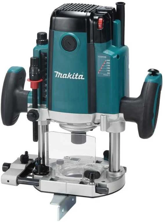 Makita RP2303FC07 Vertikali freza 2100 W 6, 8, 12 mm, 9000-23000 min-1, 6,2kg, MAKPACK