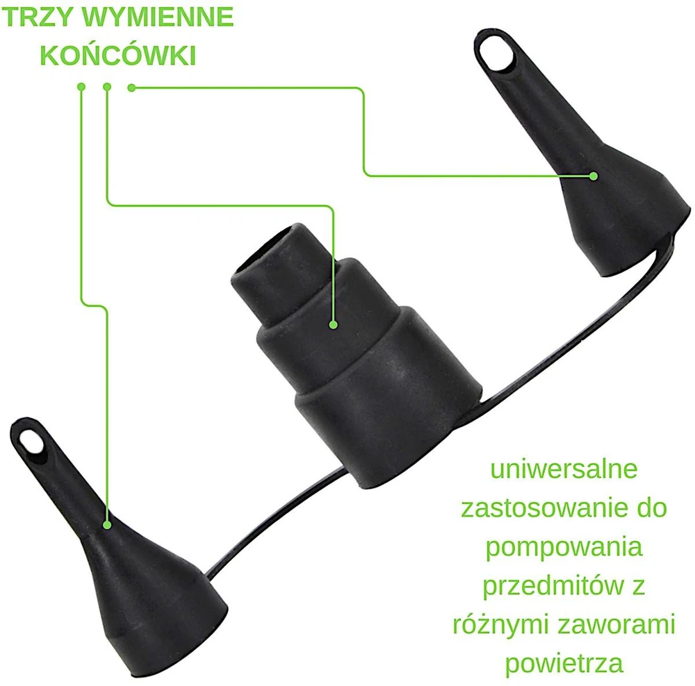 ELEKTRINĖ POMPA 12/230V 60W 3 ADAPTERIAI REDCLIFFS 999239