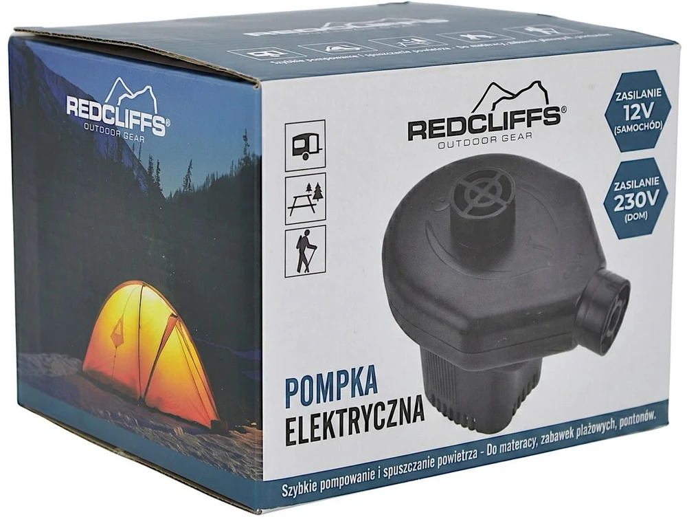 ELEKTRINĖ POMPA 12/230V 60W 3 ADAPTERIAI REDCLIFFS 999239