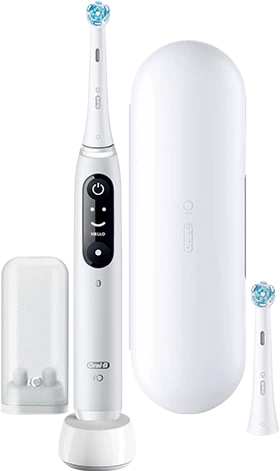 Oral-B iO6 dantų šepetėlis su ekrano rodmenimis ir dėklu