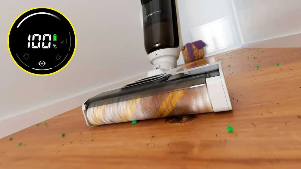 Elektrinė šluota Kärcher FCV 4 Natural N 3-in-1 Xtra!Clean 180 W (1.056-133.0) Juodas