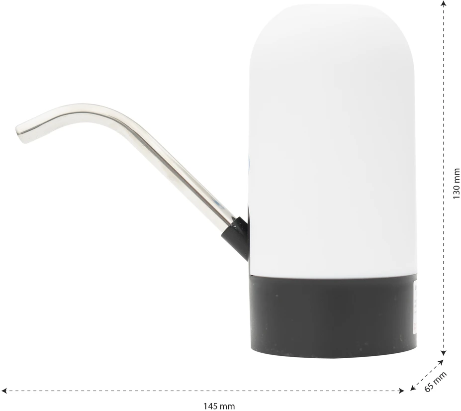 Elektrinis vandens butelio siurblys PNI WD100, įkrovimas per micro USB, 800 mAh baterija, 4W galia