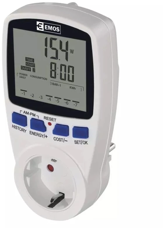 Elektros energijos matuoklis 230Vac, 16A, EMOS