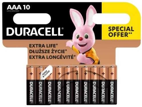 Elementai DURACELL AAA/LR03, 1.5V, 10 vnt.