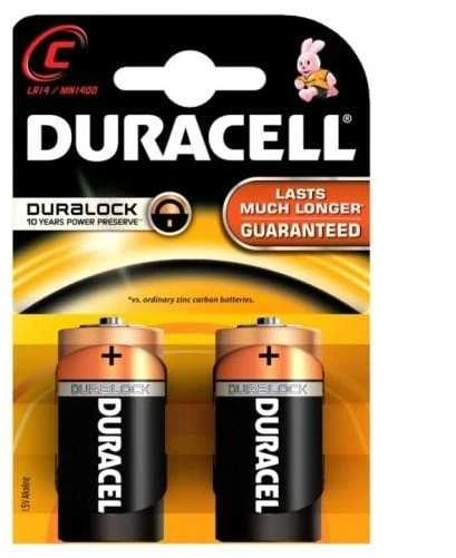 Elementai Duracell, LR14, 2 vnt.