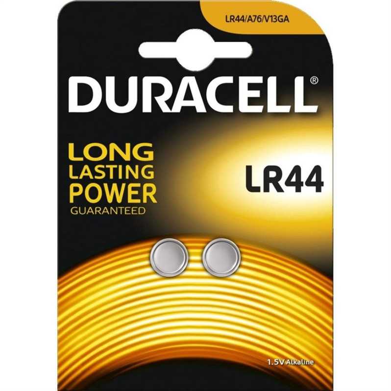 Elementai DURACELL LR44, 1,5V, 2 vnt.